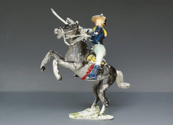 SOLD Cherilea 60mm Mounted Cavalry Officer with Sword