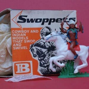 SOLD Swoppet Indian Medicine Man Mounted - Boxed!