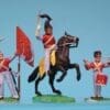 SOLD Timpo Waterloo Mounted British Dragoon & Infantry