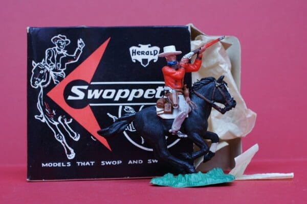 SOLD Swoppet Cowboy Firing Rifle Mounted