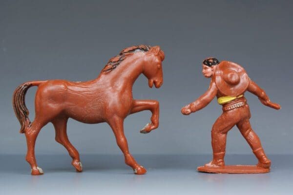 SOLD Hilco Cowboy and Ranch Horse - Early Plastic - Image 3
