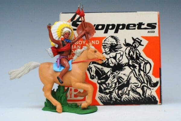 SOLD Swoppet Indian Chief with Dagger Mounted