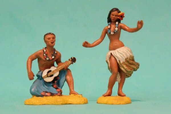 SOLD Herald Pair of Hawaiian Dancers - Superb!