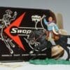 SOLD Herald Swoppet Cowboy Throwing Lasso Mounted