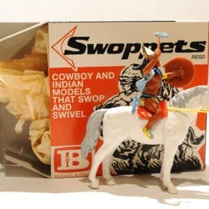 SOLD Swoppet Medicine Man Mounted