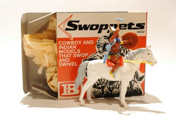 SOLD Swoppet Medicine Man Mounted