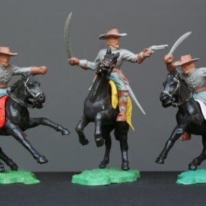 Timpo ACW Mounted Confederate Officers, Shell Jackets