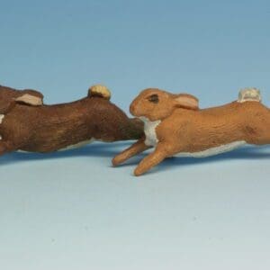 SOLD OUT Herald Running Rabbit, Dark or Light Brown