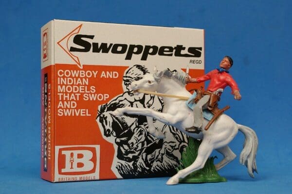 SOLD Swoppet Cowboy Knife Fighter Mounted (2nd Series)