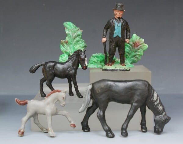 SOLD Speedwell Farm Yard Models Farmer etc