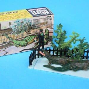 SOLD Britains Mini-Set Keeper & Crocodiles - Boxed!