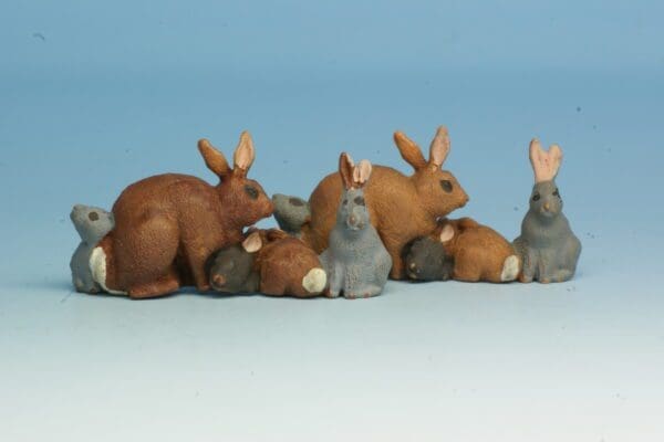 NEW! Herald Doe with Young - Light or Dark Brown - Image 2