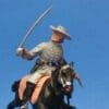 SOLD Timpo ACW Mounted Confederate with Sword & Pistol
