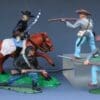 SOLD Timpo ACW Mounted Union Officer plus Infantry