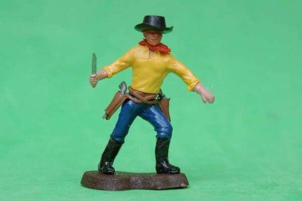 SOLD Swoppet 2nd Series Cowboy Knife-fighter - Superb!