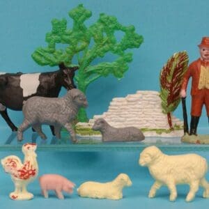 SOLD Speedwell Farm Yard Models Farmer Hedgerow etc