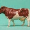 SOLD Trojan Farm Series Standing Cow - CHOCOLATE Markings!