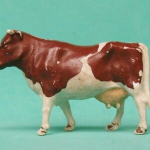SOLD Trojan Farm Series Standing Cow - CHOCOLATE Markings!