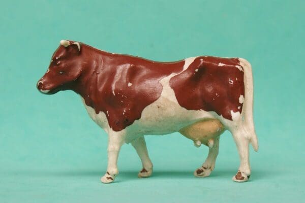 SOLD Trojan Farm Series Standing Cow - CHOCOLATE Markings!