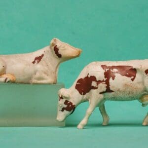 SOLD Trojan Farm Cows - CHOCOLATE Markings!