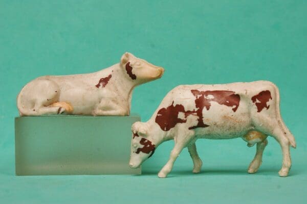 SOLD Trojan Farm Cows - CHOCOLATE Markings!