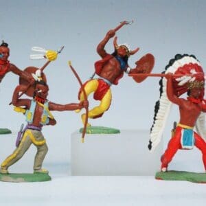 SOLD Britains 'Swoppet' Indians - Part Set of 4