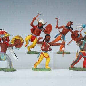 SOLD Britains 'Swoppet' Indians - Group of 5