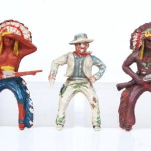 SOLD UNA/VP Mounted Cowboy & Indians (no horses)