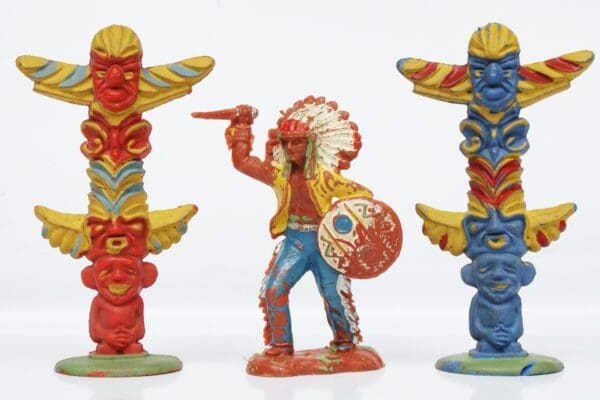 SOLD Speedwell Totem Poles (from Camp-fire sets)