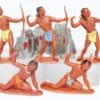 SOLD Gemodels Indians with Bow and Kneeling with Knife