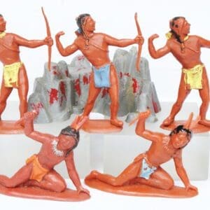 SOLD Gemodels Indians with Bow and Kneeling with Knife
