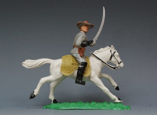 SOLD Timpo ACW Mounted Confederate with Sword - Great Condition!