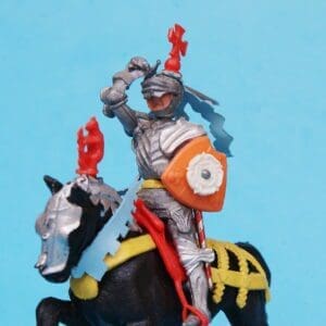 Britains C15th Century Mounted Knight Attacking - Superb!