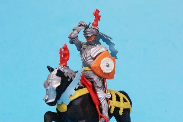 Britains C15th Century Mounted Knight Attacking - Superb!