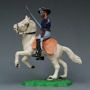 SOLD Timpo ACW Mounted Union Officer with Sword - Superb!