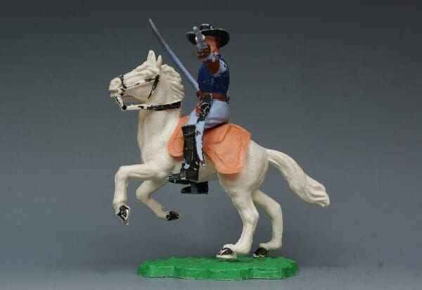 SOLD Timpo ACW Mounted Union Officer with Sword - Superb!