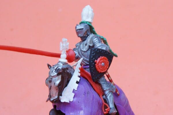 Swoppet C15th Mounted Knight Charging - Near MINT!