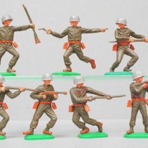 SOLD Timpo 1st Series Khaki Soldiers - Full Set!