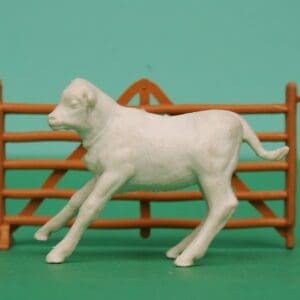 SOLD Herald Bull Calf Frisking - UNPAINTED