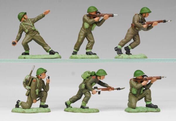 SOLD Herald Khaki Infantry, Netted Helmets - Full Paint!