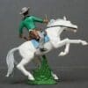Swoppet Mounted Cowboy Knife-fighter - WHITE Horse - Image 5