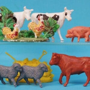 SOLD Speedwell Farmyard Models with RARE Brown Bull