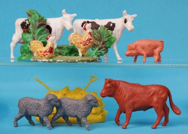 SOLD Speedwell Farmyard Models with RARE Brown Bull