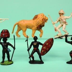 SOLD Charbens Jungle Safari Set Figures & Lion - Rare!