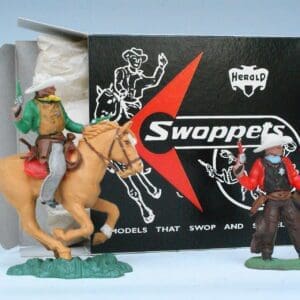 SOLD Herald Swoppet Sheriffs - Mounted & On Foot