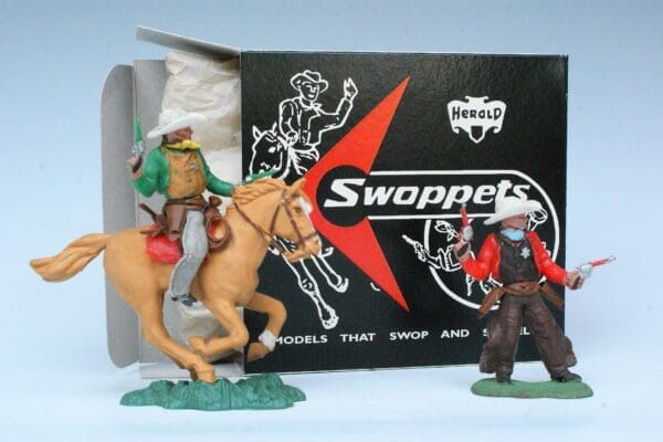 SOLD Herald Swoppet Sheriffs - Mounted & On Foot