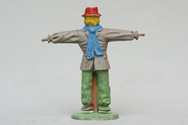 SOLD Timpo Farm Scarecrow - BLUE Scarf