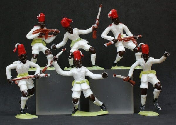 SOLD Cherilea 60mm Kings African Rifles (Full Set of 6)