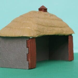 SOLD Gemodels Clip-together Thatched Barn - RARE
