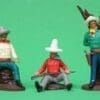 Swoppet 2nd Series Cowboys - 3-Figure Set